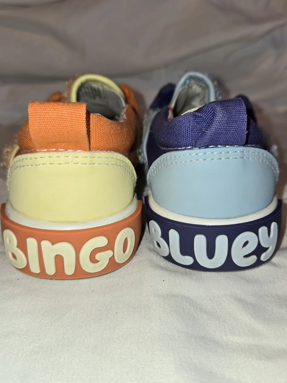 Bluey Toddler Kids Fleece Slip-On Sneakers SZ 10